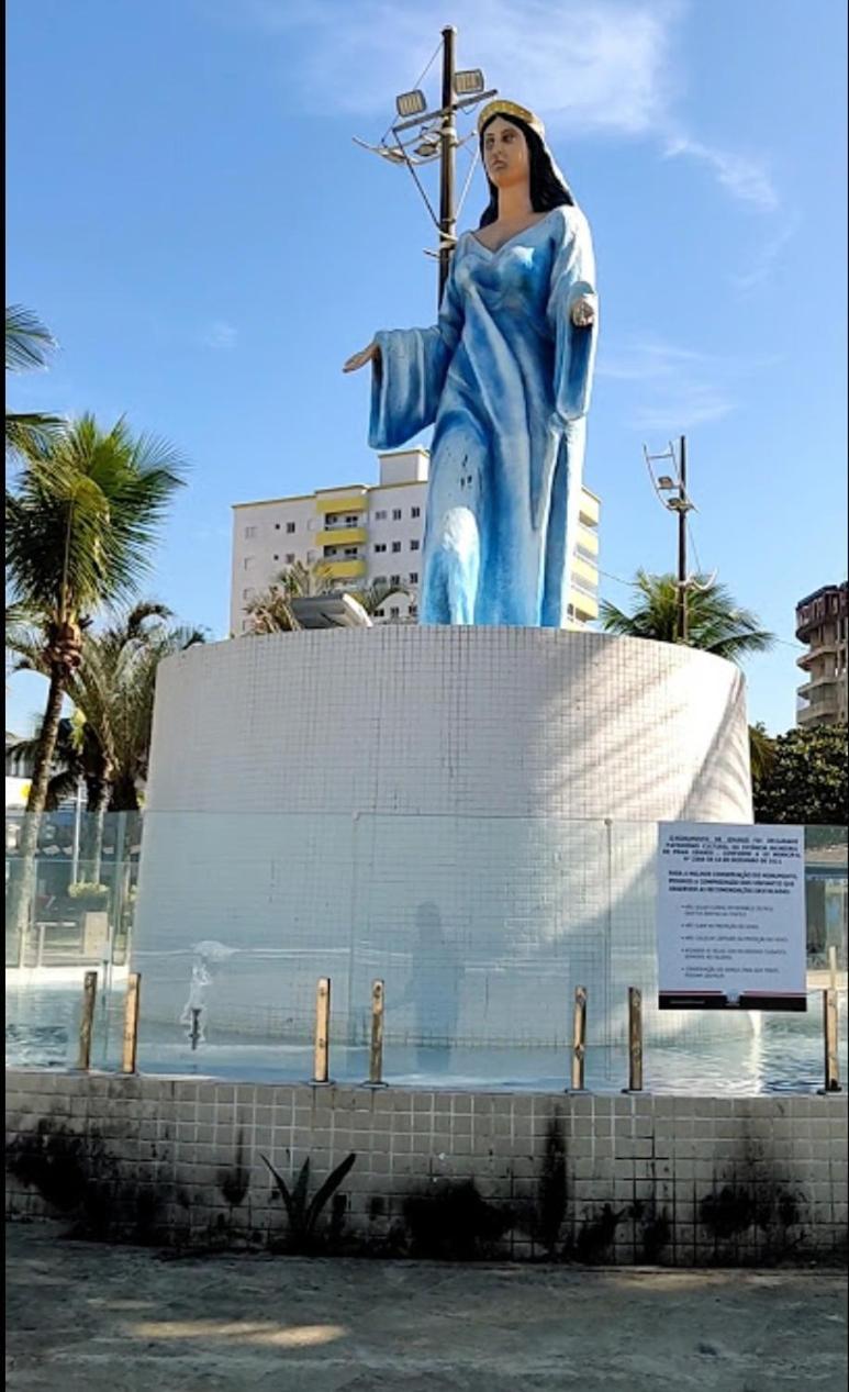 Ape Privilegiado No Centro Da Ocian E A 150M Da Praia E Feirinha, Com Wi-Fi E Garagem ! Praia Grande  Exteriér fotografie