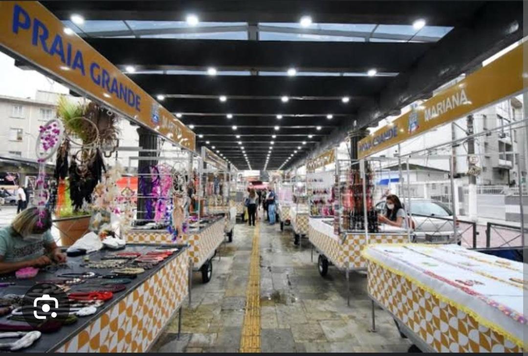 Ape Privilegiado No Centro Da Ocian E A 150M Da Praia E Feirinha, Com Wi-Fi E Garagem ! Praia Grande  Exteriér fotografie